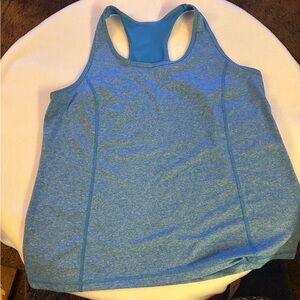 Danskin Heather Blue Semi-Fitted Tank